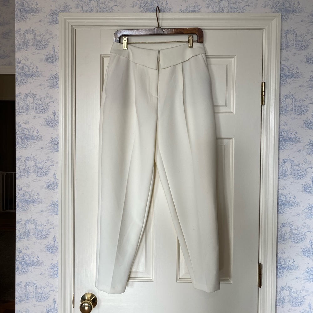 [Zara] White Business Pant